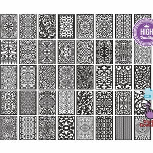 Panel Collection Smt-C 50 CNC Files Panel Dxf laser cutting , plasma cutting Metalic & Wood CNC machine!