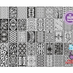 Panel Collection Smt-I 50 CNC Files Panel Dxf laser cutting , plasma cutting Metalic & Wood CNC machine!