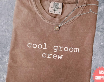 Comfort Colors® Cool Groom Club Shirt, Best Man Party Shirts, Bachelor Party Merch, Matching Groomsmen Shirts, Groom's Friends