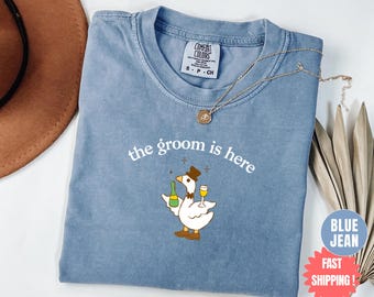 Comfort Colors® Funny Groom Shirt, Silly Goose Groom T Shirt, Mr and Mrs Silly Goose Shirt, Matching Couples Tshirt, Bride & Groom Tee