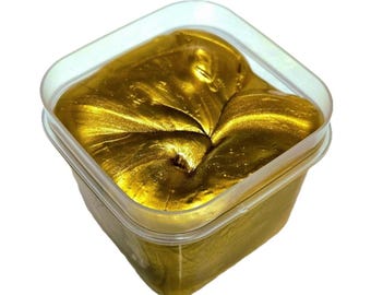 Liquid Gold - 3.6 oz. Metallic Clear Slime I ADHD/Autism Stress Relief Putty |