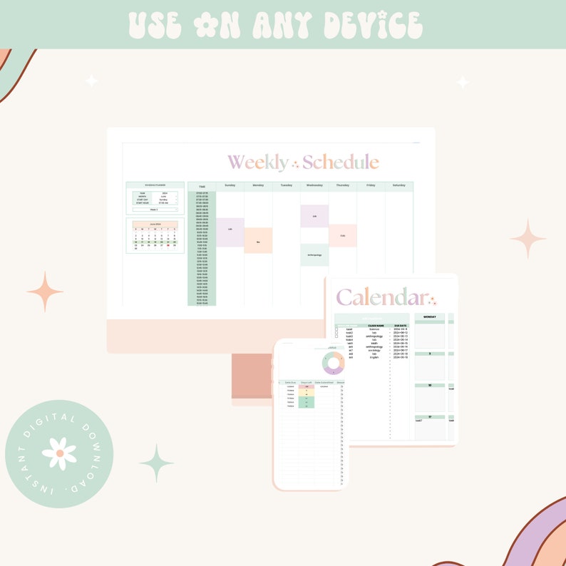The Ultimate Student Planner Bundle Assignment Tracker Academic Course ...