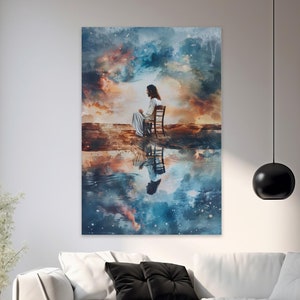 Gesù dipinto arte cristiana moderna Gesù arte pittura scrittura arte della parete stampe d&#39;arte cristiana immagine di Gesù opera d&#39;arte pittura cristiana