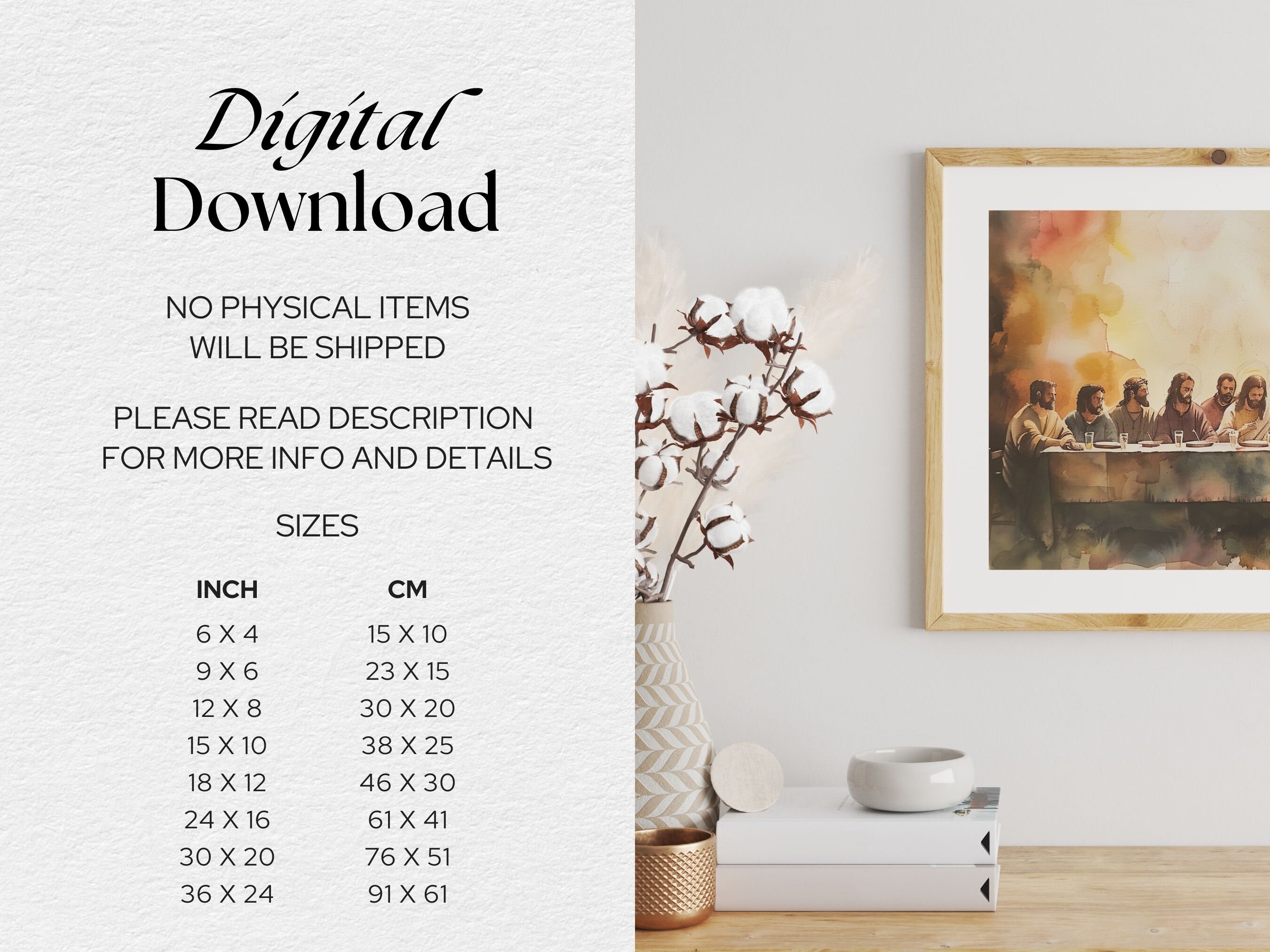 The Last Supper Modern Christian Art Bible Verse Wall Art Christian ...