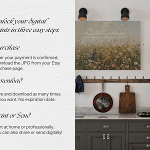 Isaiah Meadow Christian Wall Art Bible Verse Decor Modern Christian ...