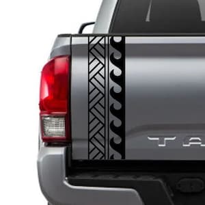 Hawaiian Tribal Decal &quot;Rhythm of the Ocean&quot; .  Car, Laptop, Bumper Decal.  Original Unique Design.
