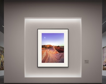 Fire Wave, Valley of Fire Print: Nevada Desert Landscape Photography