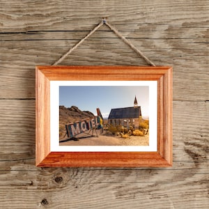 L'inquietante città fantasma di Nelson, il paesaggio del deserto del Nevada, la fotografia americana rustica, la stampa del vecchio West, la decorazione murale vintage