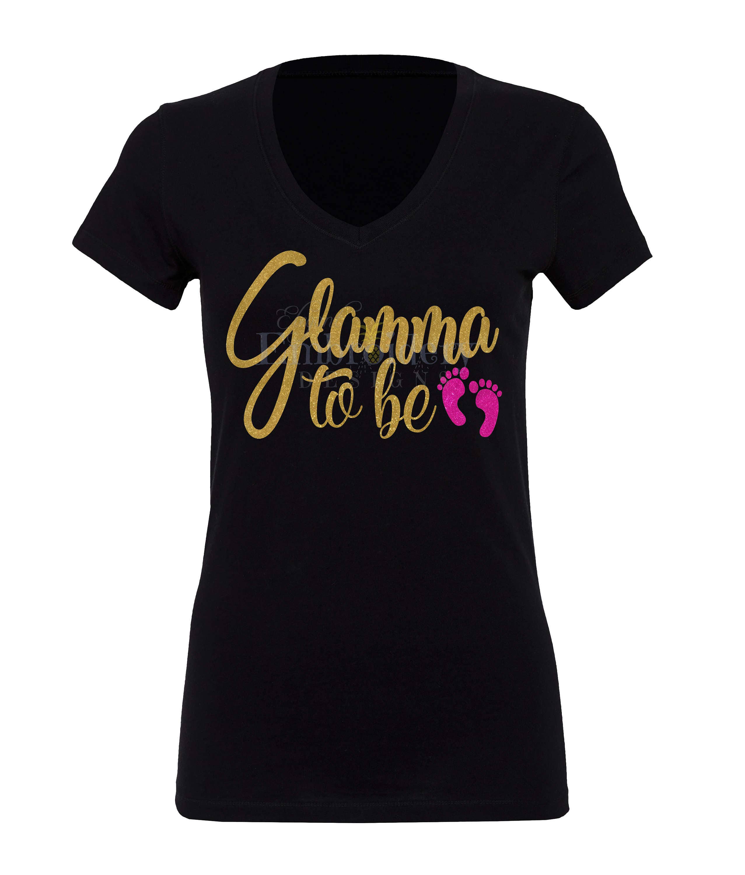 Glamma To Be Glitter TShirt Vinyl TShirt Sparkle TShirt Etsy