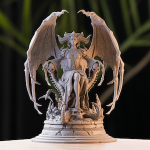 THE MOTHER | Paintable Figure | Highly Detailed 12K 3D Printed Statue | Ready for Priming & Painting | Figurine by Bulkamancer