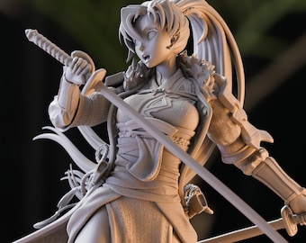 LYNDIS - Fire Emblem | Paintable Figure | Highly Detailed 12K 3D Printed Statue | Ready for Priming & Painting | Bulkamancer Figurine