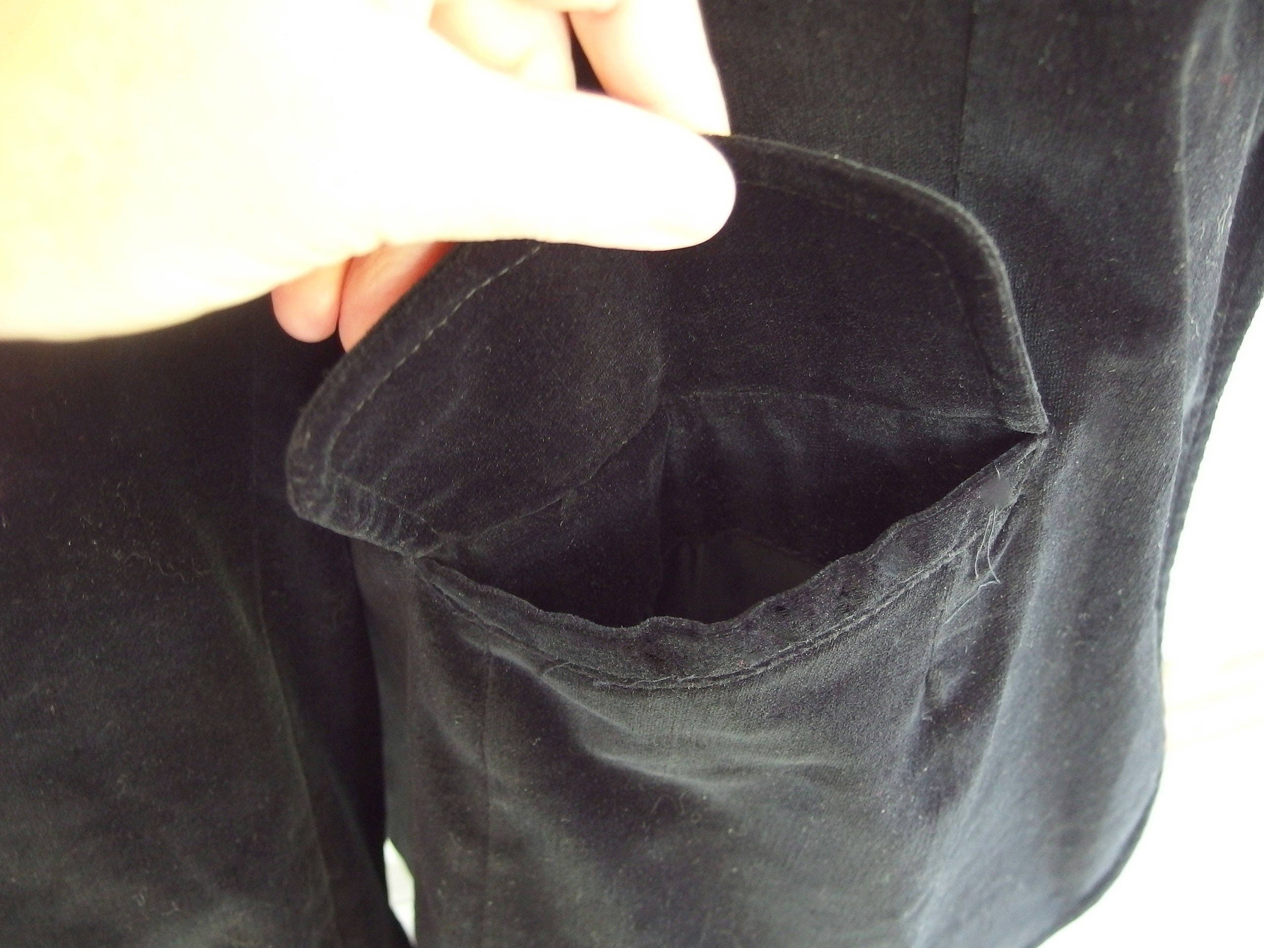 seven by seven 7×7 1ST VELVET JACKET SEVEN 7 Velour Hoodie Full Zip Jacket Sequin Accents Black