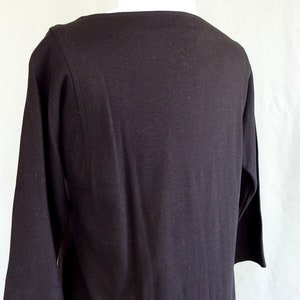 Black T Shirt Dress Vintage 1990's Minimalist Dress - Etsy