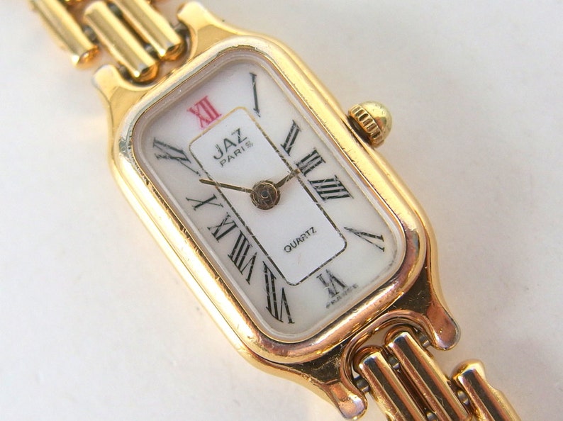 Vintage Jaz Paris Goldtone Watch for Women Working Etsy