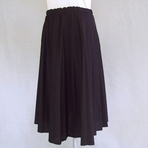 Black Accordian Pleated Skirt Vintage 1980's Fits Size 8 - Etsy
