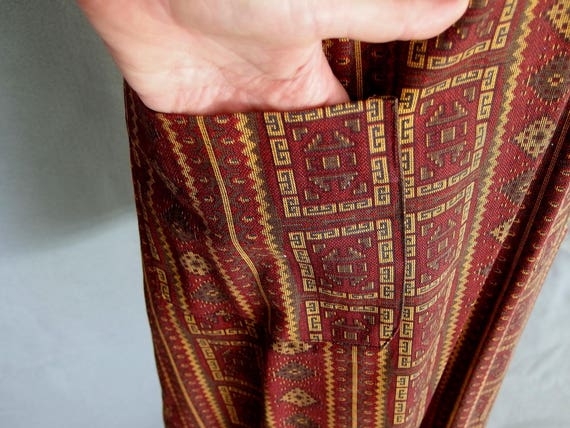 Ethnic Print Jumper, Vintage Handmade Dress, Fits… - image 8