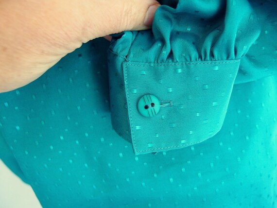 Dressy teal cheap blouse