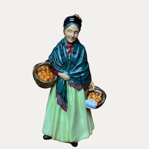 Royal Doulton “The Orange Lady” HN 1953 Figurine | Leslie Harradine | Hand-Painted Vintage English Porcelain | Retired 1941–1959
