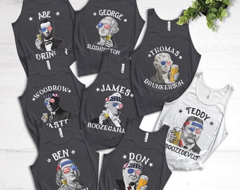 Funny president drinking shirts Clearance