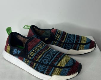 Zapatos sin cordones Sanuk Sidewalk Surfer Baja Aztec Knit para hombre talla 9 y mujer talla 10.5