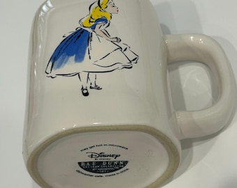 Rae Dunn Disney Alice in Wonderland Mug Blue Interior Artisan Collection