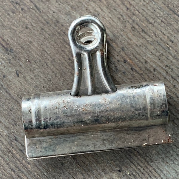 Extra Large Vintage Industrial Bulldog Office Clip, Rust and Patina, Vintage Office, Industrial clip, Cyber Etsy Monday, boss Gift