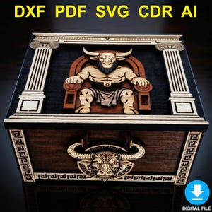 Caja decorativa de Minotauro - Descarga digital
