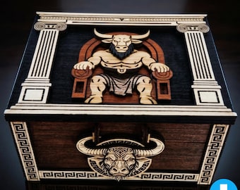 Minotaur Decorative Box - Digital Download
