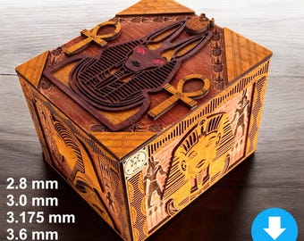 EGYPTIAN DECORATIVE BOX, Digital Download