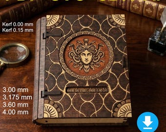 Mythological Secret Book, SVG Laser File