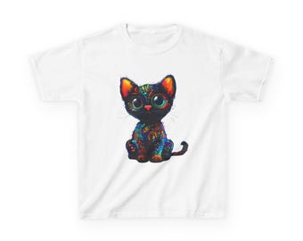 Cute Kitty Kids T-shirt, Funny Cat Lover Tee