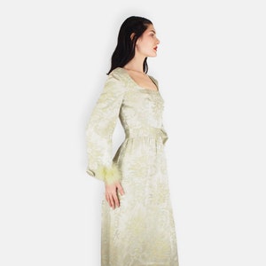 celery green dress Bridesmaid Dresses 1950s dress