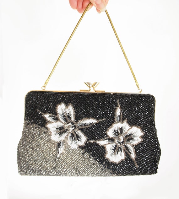 beaded evening clutch