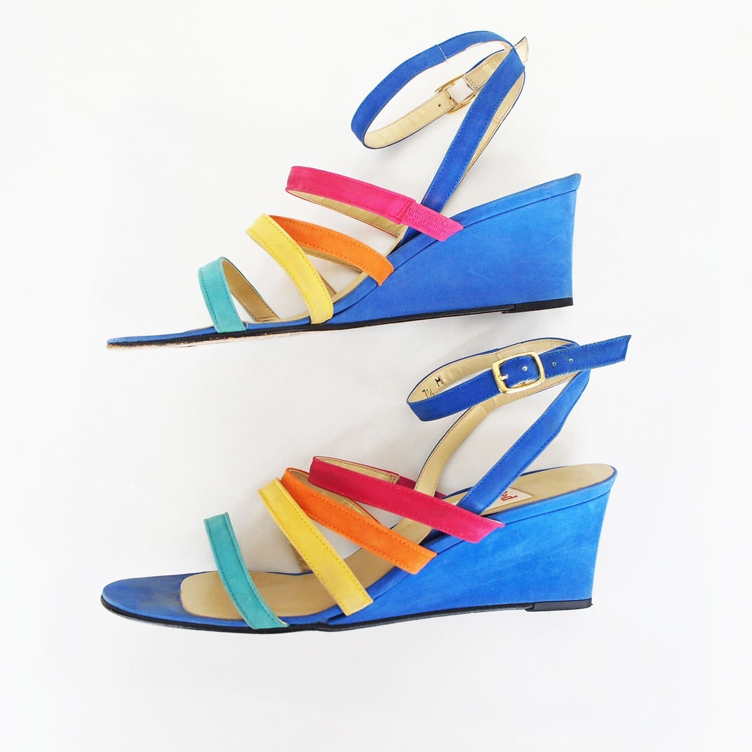 靴 YELLO  TANK DEFORMED WEDGE SANDALS YELLO / O2 DEFORMED WEDGE SANDALS