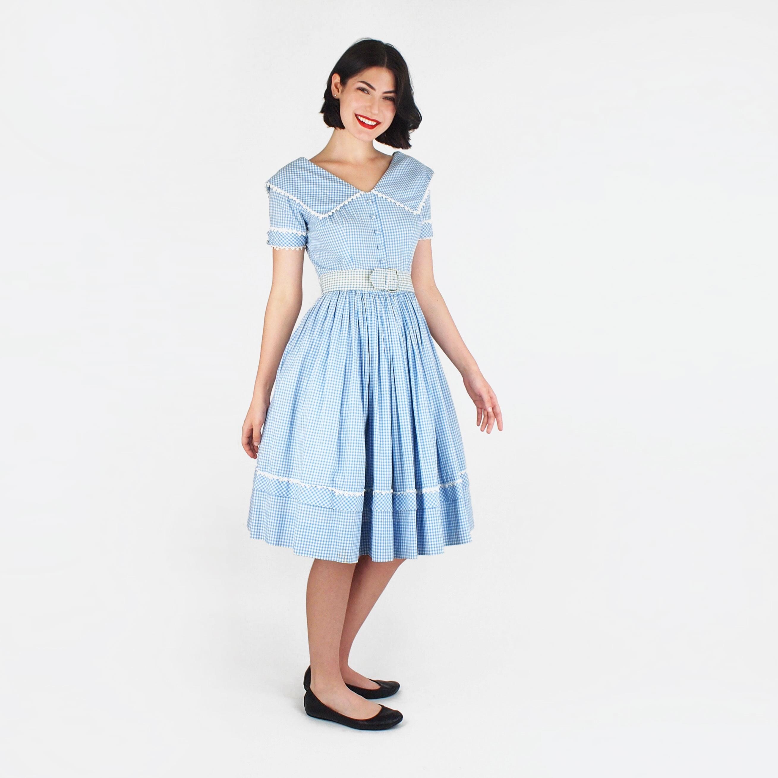 Blue Picnic Dress - Etsy