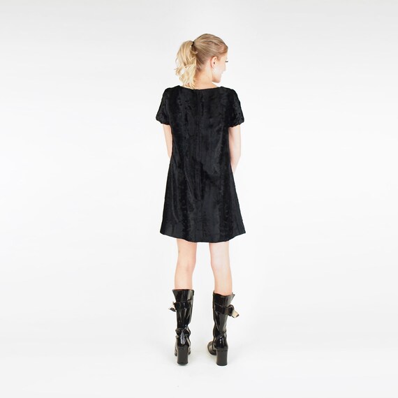 black fur mini dress Retrofete main image 0