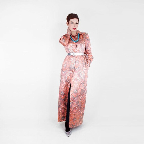 トップス 80s charvet silk gown coat shirt French Vintage Charvet French Cuff Shirt - Etsy