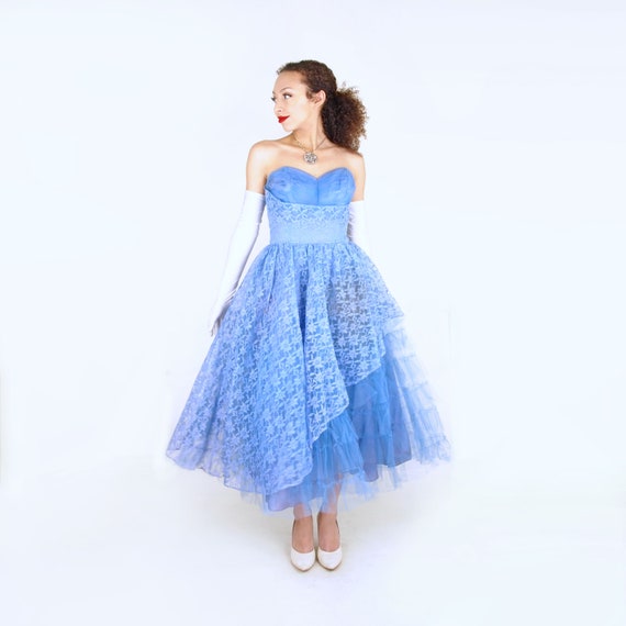 periwinkle lace dress