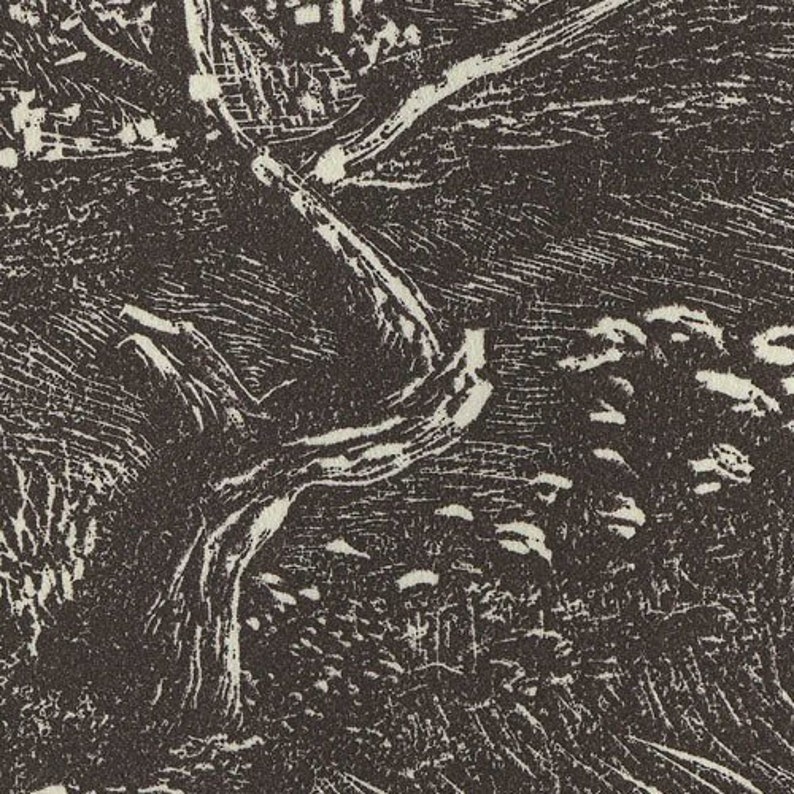 First Light Wood Engraving Southwest Sunrise Somewhere Near Capitol Reef Utah image 2