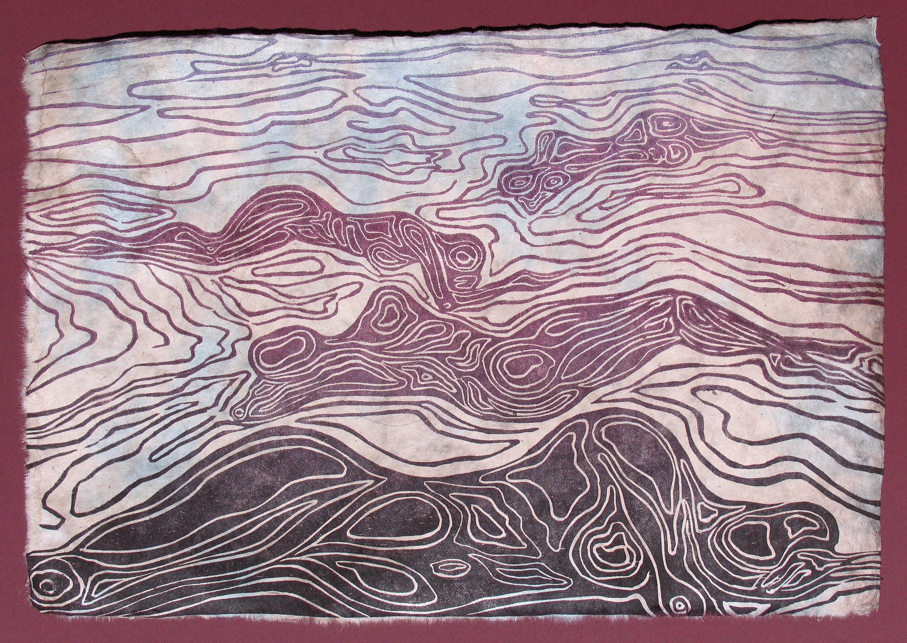 Bodyscapes I Earth Woodcut Surreal Nature Lovers Topographic - Etsy