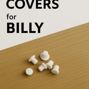 IKEA Billy Bookshelf Drill Hole Covers