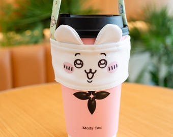 Chiikawa Cup Sleeve: Kawaii Anime Boba Tea Cozy - Etsy Chiikawa Cup Sleeve: Kawaii Anime Boba Tea Cozy - Etsy