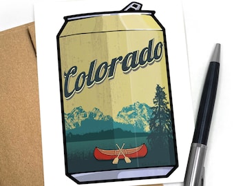 Colorado Blank Greeting Card