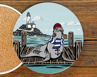 Sea Lion Drink Coaster