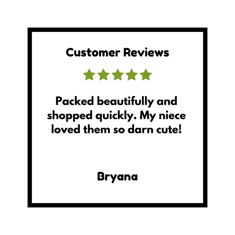 a sign that says customer review with five stars