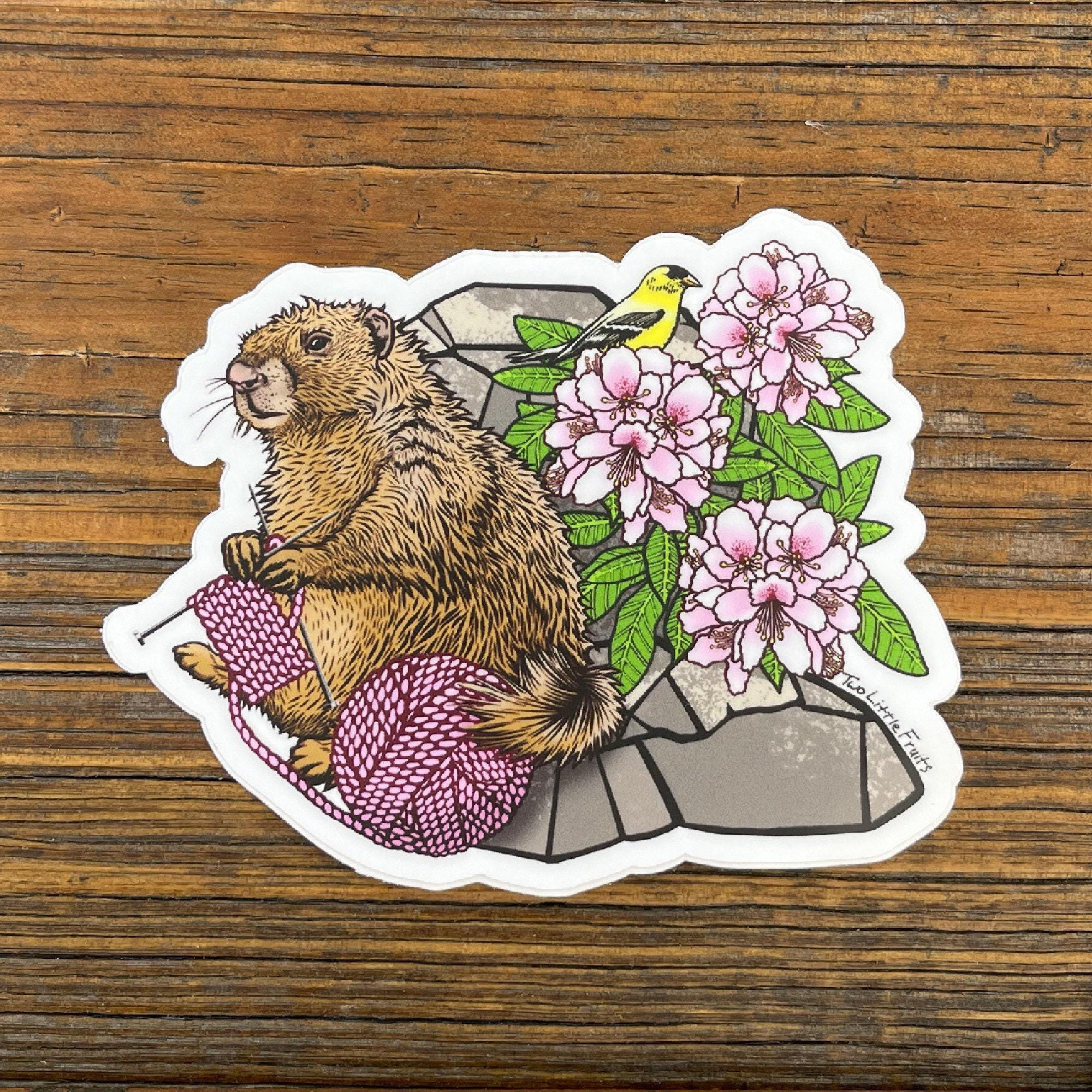 Marmot sticker - Etsy 日本