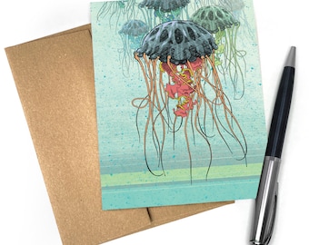 Jellyfish Greeting Card