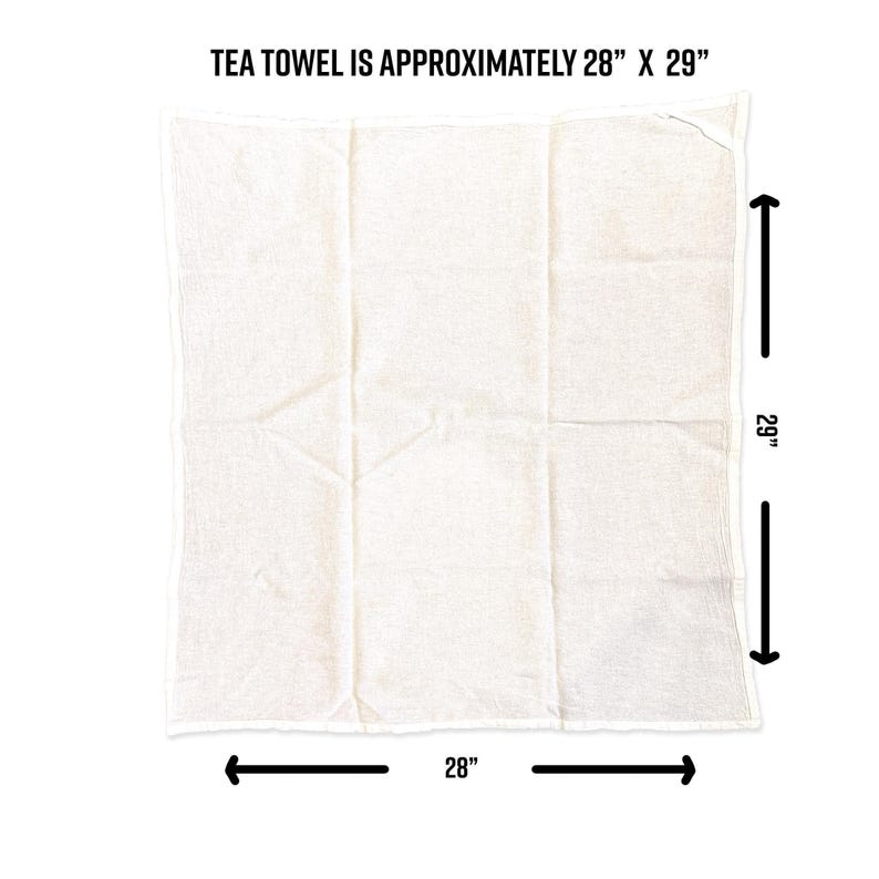 Black Raven Tea Towel | Hand-Drawn Bird Kitchen Decor | Eco-Friendly Cotton, Raven Lover Gift image 5