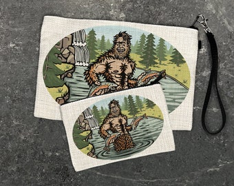 Sasquatch Zipper Pouch