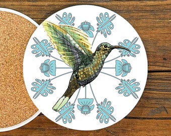 Hummingbird Drink Coaster